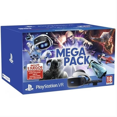 Sony Playstation Vr Mega Pack Camara V2 5 Juegos